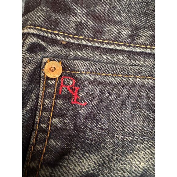 POLO RALPH LAUREN 867 CLASSIC FIT BLUE JEANS SIZE 35/32 - Picture 5 of 5